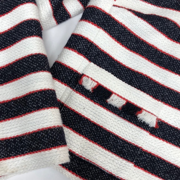 ❤️ Banana Republic Striped Tweed crop blaze - Picture 7 of 9
